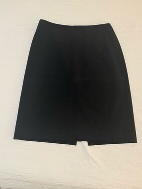 The Limited Black Pencil Skirt with Front Vent